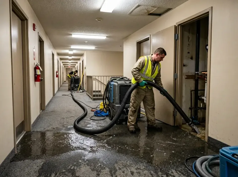 multi-unit-apartment-hallway-f-005 — frequently asked questions, Emergency Burst Pipe Water Extraction & Removal in Taylorsv…